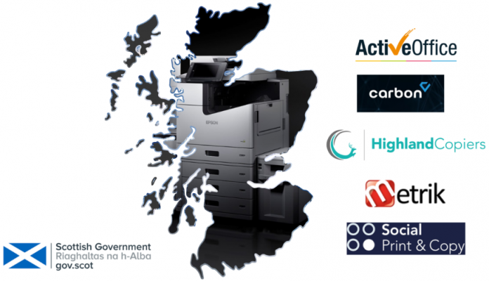 Sustainable heat-free printing now accessible to Scotland’s public sector