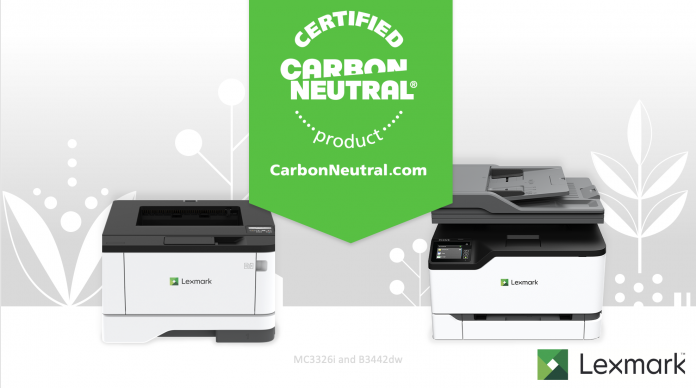 Lexmark Announces CarbonNeutral® Certified Printers and Lexmark OnePrint Subscription Service