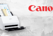 Canon excels with new imageFORMULA R30 Scanner Image of the Canon imageFORMULA R30 document scanner