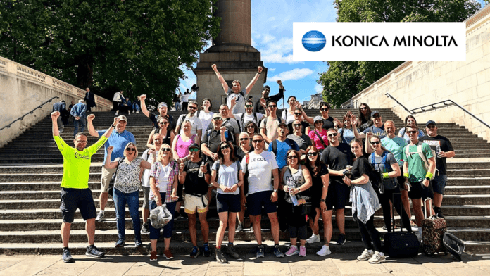 Konica Minolta 20km London Landmarks Walk Raises £4,000 for Charity Partners