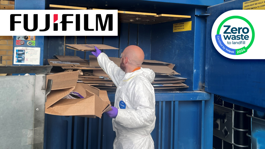 Fujifilm's Broadstairs Ink Manufacturing Site Achieves Valpak Zero to Landfill Certification