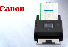 The New Canon Europe imageFORMULA DR–S350NW A4 Desktop Scanner The New Canon Europe imageFORMULA DR–S350NW A4 Desktop Scanner