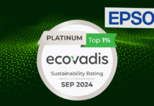 Epson achieves Platinum Rating for Sustainability