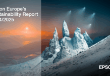 Epson Europe FY24/25 Sustainability Report: Advancing towards Net-Zero
