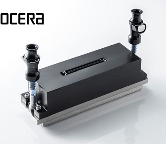 First Look: Kyocera Inkjet Printhead with over 1500 Nozzles 2801 PITCH Kyocera
