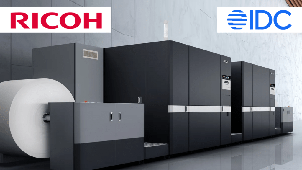 Ricoh named a Global Leader in High-Speed Inkjet by IDC MarketScape