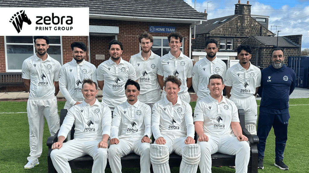 Zebra Print Group sponsors all Farsley Cricket Club kits