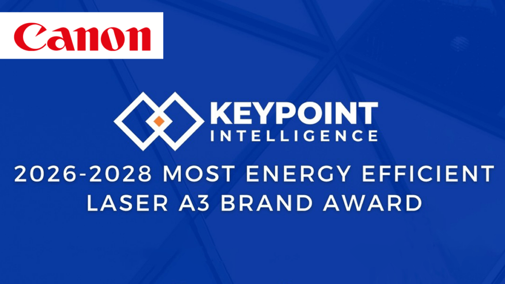 Canon’s Toner-Based Printers recognised with Energy Efficient Awards