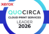 Xerox named a Leader in Quocirca’s 2026 Cloud Print Services Landscape Report 1507 PITCH Xerox