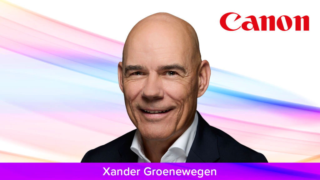 Canon appoints Xander Groenewegen Senior Director IPSG