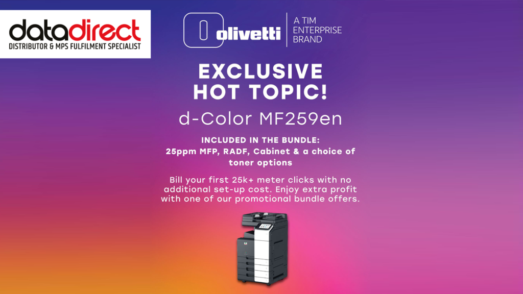 Data Direct Reaches Out to Resellers with Olivetti Offer
