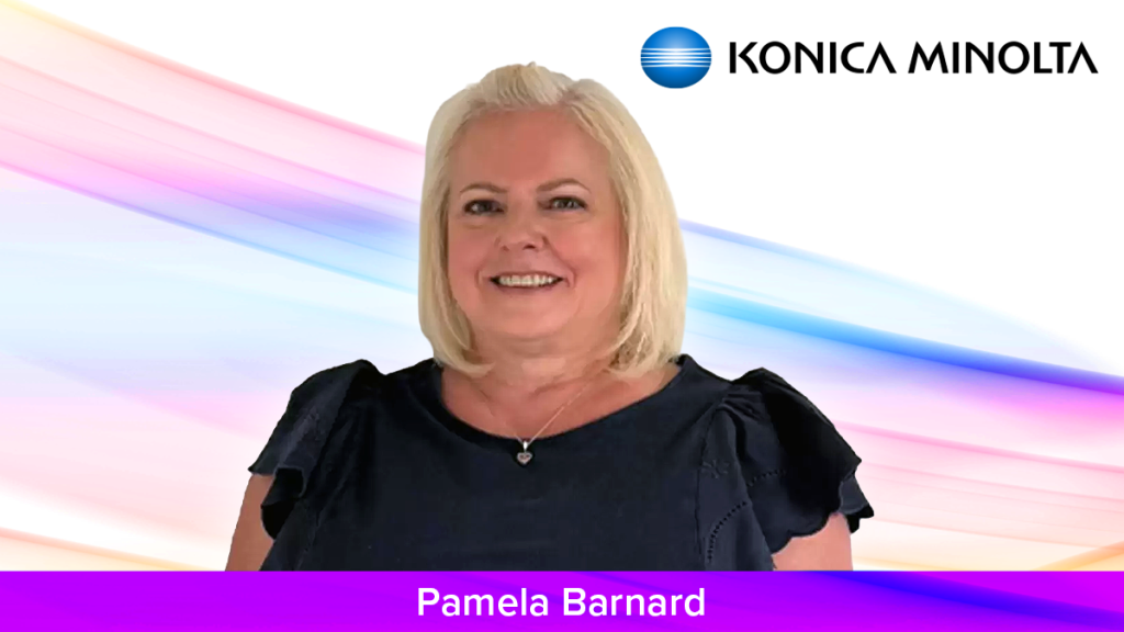 Pamela Barnard Celebrates 25 Years with Konica Minolta